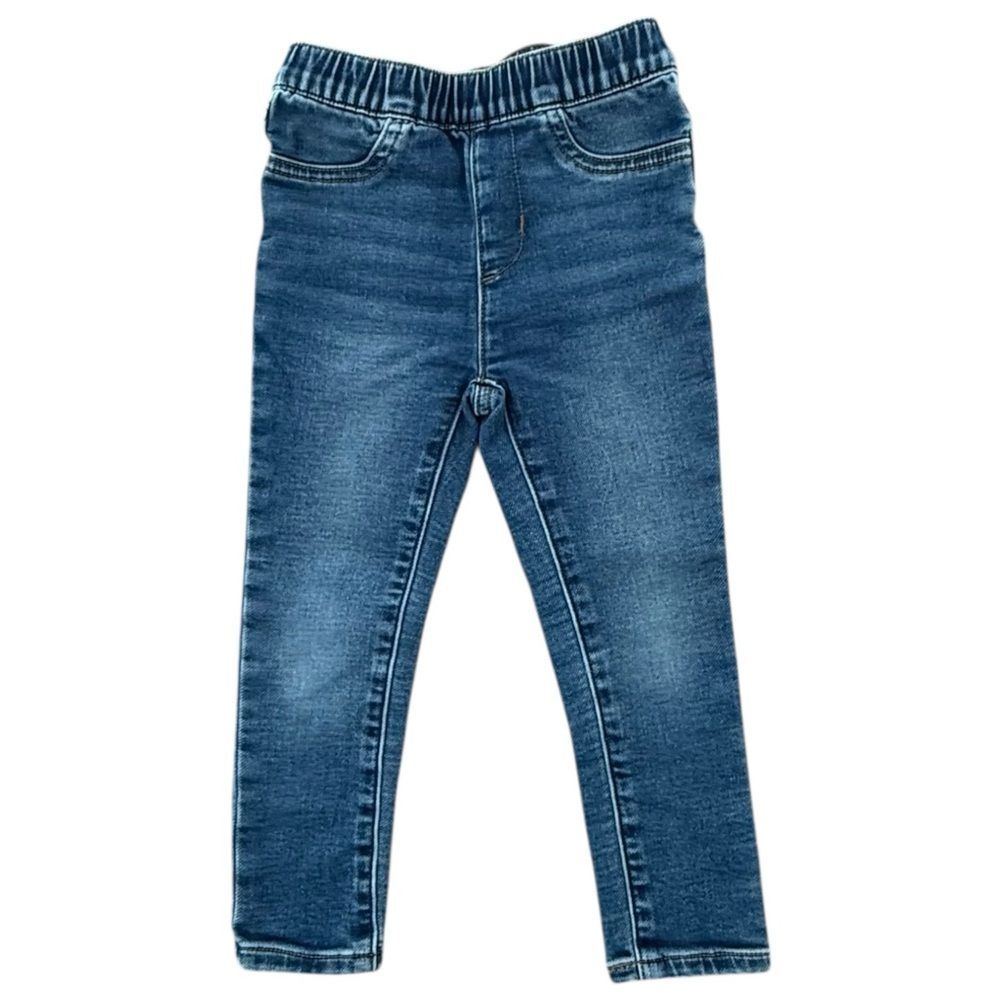 Crewcuts Factory Girls Pull-On Blue Denim Jeans. 4. 4T.